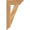 Ekena Millwork Traditional Traditional Rough Sawn Bracket w/ Offset Brace, Western Red Cedar, 6"W x 16"D x 28"H BKT0604X16X28TRA01RWR - alternate 4